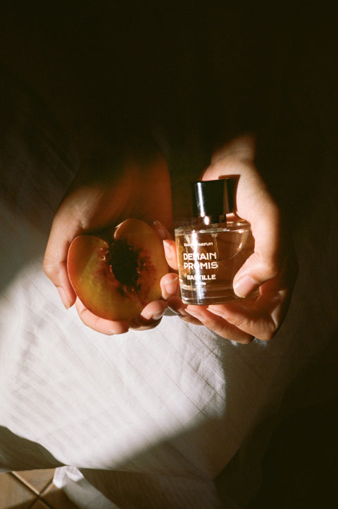 Peach and perfume