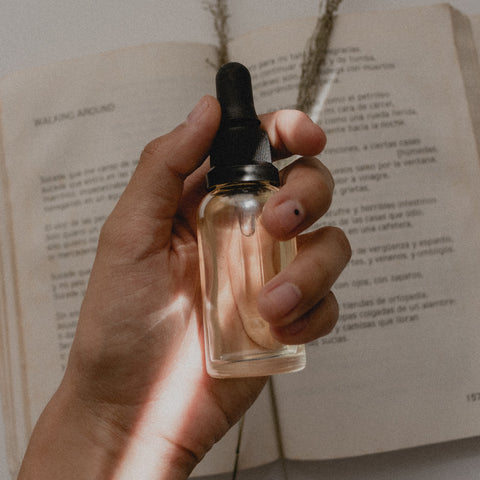 bottle and book